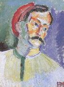 Portrait of Andre Derain (mk35) Henri Matisse